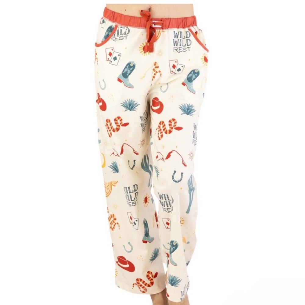 Lazy One - Wild West Women's Pajama Lounge Pants - MEDIUM